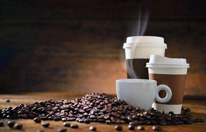 El café es un producto prohibido y las vitaminas se toman al mismo tiempo para mejorar su eficacia. 